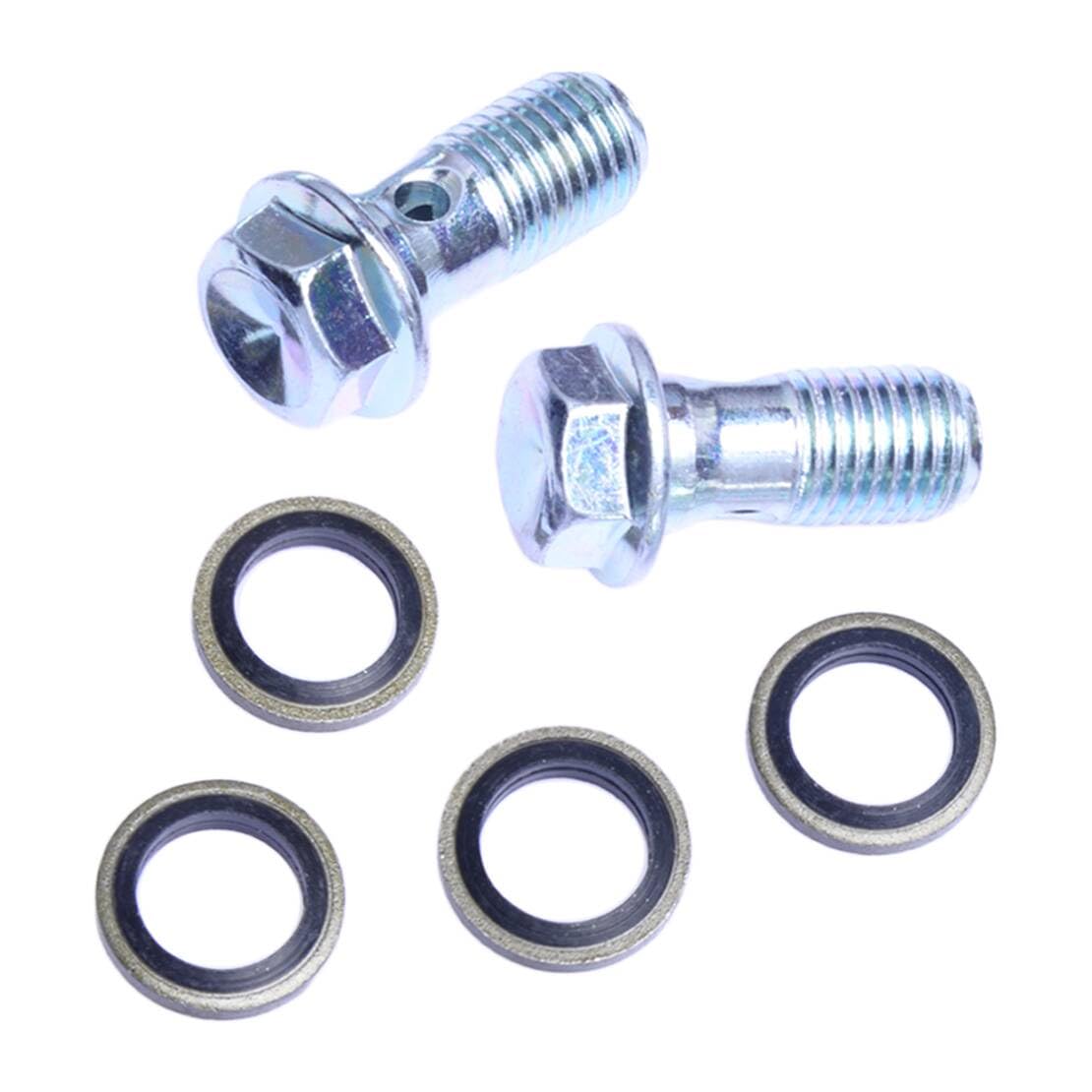 kuroown　シャカシャカフレークパーツ Amazon.com: beler Rear Coolant Crossover Line Pipe Banjo Bolts